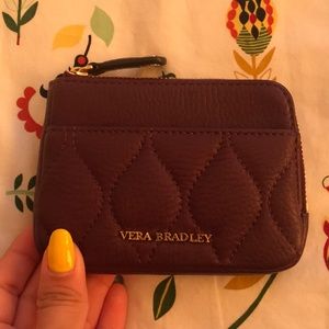 Vera Bradley leather coin purse